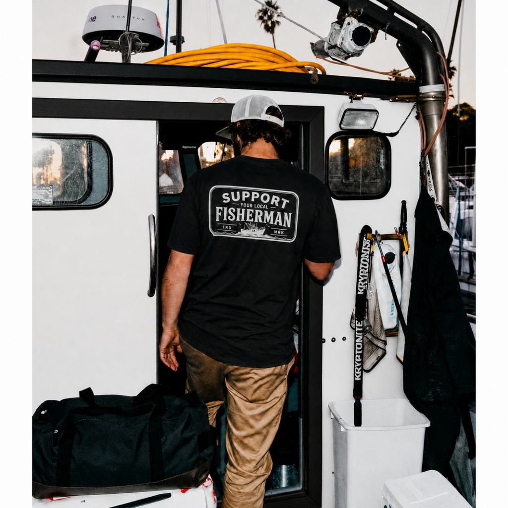 Support Your Local Fisherman Tee